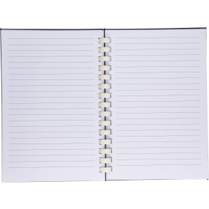 rPET notebook (A5) Ilias, blue (Notebooks)
