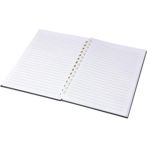 rPET notebook (A5) Ilias, blue (Notebooks)