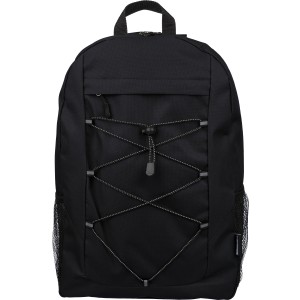 rPET polyester( 600D) adventure backpack Jari, black