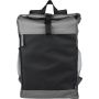 rPET polyester (600D) roll-top backpack Yani, grey