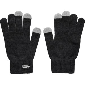rPET touchscreen gloves Nira, black (Gloves)