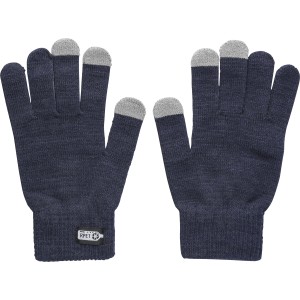 rPET touchscreen gloves Nira, blue (Gloves)