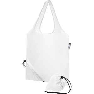 Sabia RPET foldable tote bag, White (Shopping bags)