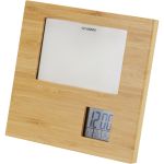 Sasa bamboo photo frame with weather station, Natural (10456006)