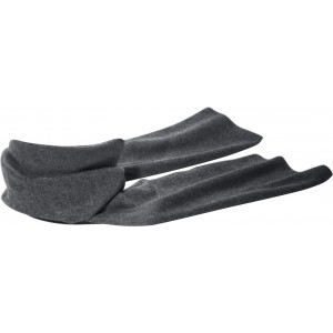Polyester fleece (200 gr/m2) scarf Maddison, grey (Scarf)
