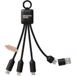 SCX.design C13 15W 5-in-1 charging cable, Solid black (2PX18190)