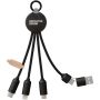 SCX.design C14 15W 5-in-1 charging cable, Solid black