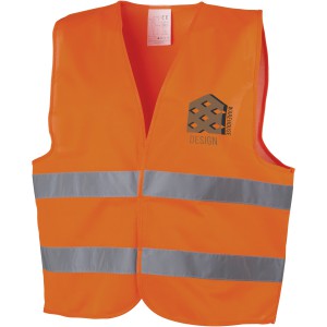 See-me safety vest for professional use, Orange (Reflective items)