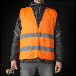 See-me safety vest for professional use, Orange (Reflective items)