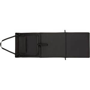 Serene beach lounger, Solid black (Beach equipment)