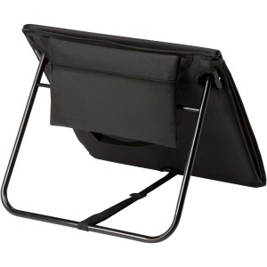 Serene beach lounger, Solid black (Beach equipment)