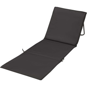 Serene beach lounger, Solid black (Beach equipment)