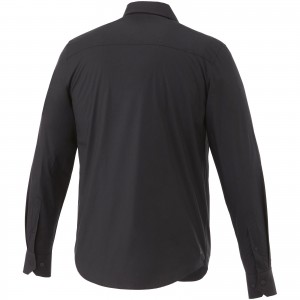 Hamell long sleeve shirt, solid black (shirt)