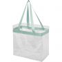 Hampton transparent tote bag, Mint, Transparent clear