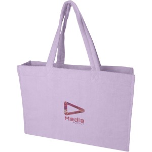 Siam GRS recycled terry beach tote bag 13L, Lilac (Beach bags)