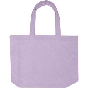 Siam GRS recycled terry beach tote bag 13L, Lilac (Beach bags)