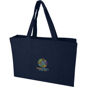 Siam GRS recycled terry beach tote bag 13L, Navy (Beach bags)