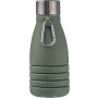 Silicone foldable drinking bottle 550 ml Erin, green