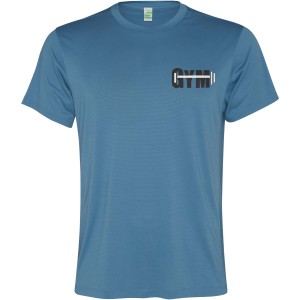 Slam short sleeve men's sports t-shirt, Storm blue (T-shirt, mixed fiber, synthetic)
