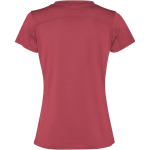 Slam short sleeve women's sports t-shirt, Berry Red (T-shirt, mixed fiber, synthetic)