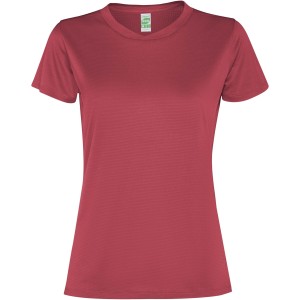 Slam short sleeve women's sports t-shirt, Berry Red (T-shirt, mixed fiber, synthetic)