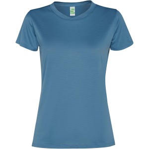 Slam short sleeve women's sports t-shirt, Storm blue (T-shirt, mixed fiber, synthetic)
