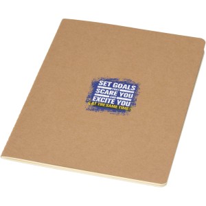 Slyk A5 kraft cahier notebook with ruled pages, Natural