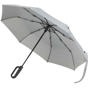 SMART 21" foldable RPET umbrella, Light grey