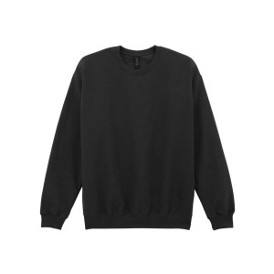 SOFTSTYLE? MIDWEIGHT FLEECE ADULT CREWNECK, Black
