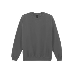 SOFTSTYLE? MIDWEIGHT FLEECE ADULT CREWNECK, Charcoal