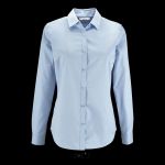 SOL'S BRODY WOMEN - HERRINGBONE SHIRT, Sky Blue (SO02103SB)