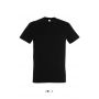 SOL'S <I>IMPERIAL</I> - MEN'S ROUND COLLAR T-SHIRT, Deep Black