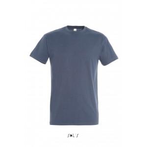 SOL'S <I>IMPERIAL</I> - MEN'S ROUND COLLAR T-SHIRT, Denim (T-shirt, 90-100% cotton)