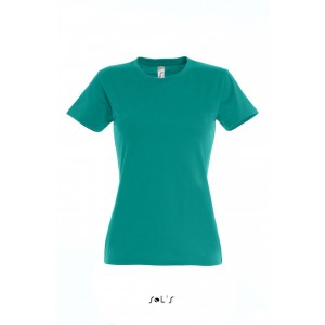 SOL'S <I>IMPERIAL</I> WOMEN - ROUND COLLAR T-SHIRT, Emerald (T-shirt, 90-100% cotton)