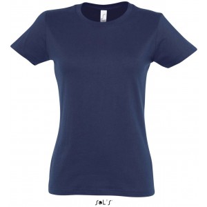 SOL'S <I>IMPERIAL</I> WOMEN - ROUND COLLAR T-SHIRT, French Navy (T-shirt, 90-100% cotton)