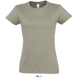 SOL'S <I>IMPERIAL</I> WOMEN - ROUND COLLAR T-SHIRT, Khaki (T-shirt, 90-100% cotton)