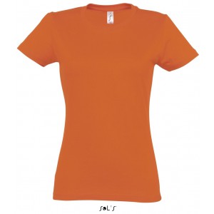 SOL'S <I>IMPERIAL</I> WOMEN - ROUND COLLAR T-SHIRT, Orange (T-shirt, 90-100% cotton)