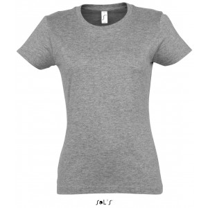 SOL'S <I>IMPERIAL</I> WOMEN - ROUND COLLAR T-SHIRT, Grey Melange