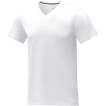 Somoto short sleeve men?s V-neck t-shirt, White (3803001)