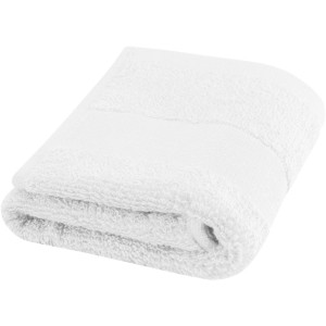 Sophia 450 g/m2 cotton bath towel 30x50 cm, White (Towels)