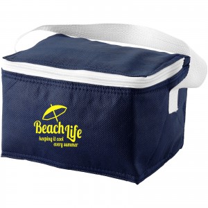 Spectrum 6-can non-woven cooler bag, Navy (Cooler bags)