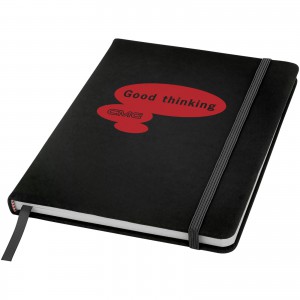 Spectrum A5 hard cover notebook, solid black (Notebooks)