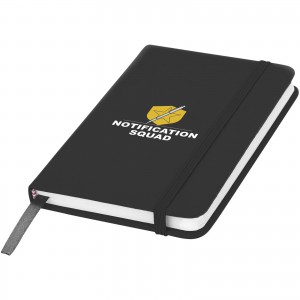 Spectrum A6 hard cover notebook, solid black (Notebooks)