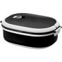 Spiga 750 ml microwave safe lunch box, Black/White