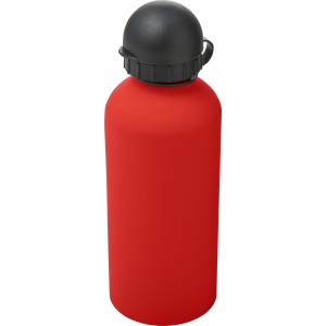 Aluminium bottle Margitte, red (Sport bottles)