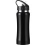 Stainless steel bottle Serena, black