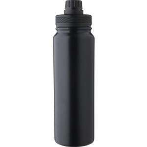 Stainless steel double walled bottle (800 ml) Zinnia, black (Thermos)