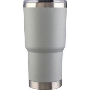 Stainless steel double-walled drinking mug 590 ml Arnold, gr (Mugs)