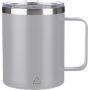 Stainless steel double-walled mug (300 ml) Renate, grey