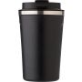 Stainless steel double-walled mug Sofia, black